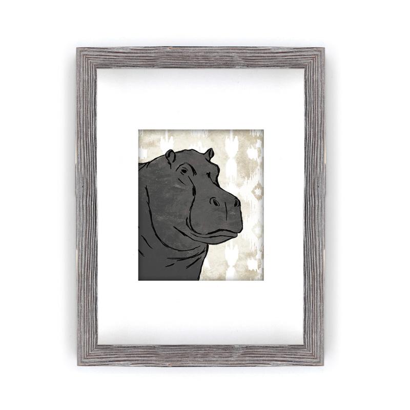  Wood Framed Art with silkscreen printed glass