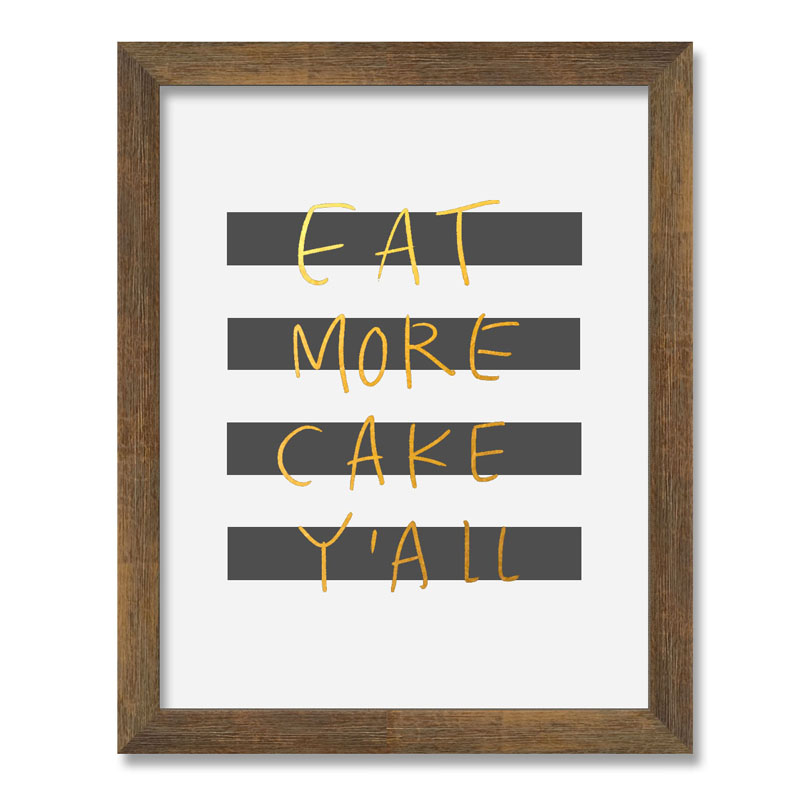 Wood grain PS Framed Art