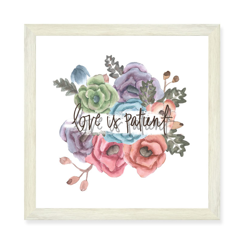 Wood grain PS Framed Art