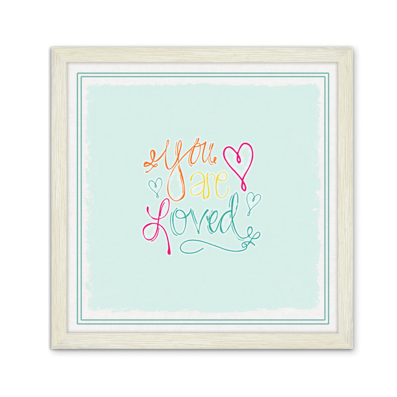 Wood grain PS Framed Art