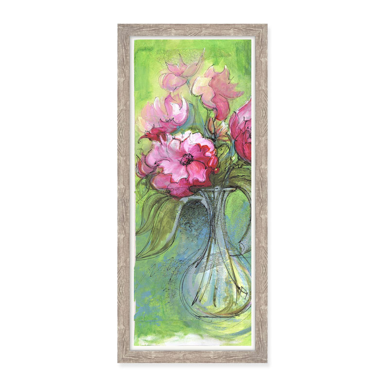 Wood grain PS Framed Art