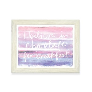 Wood grain PS Framed Art